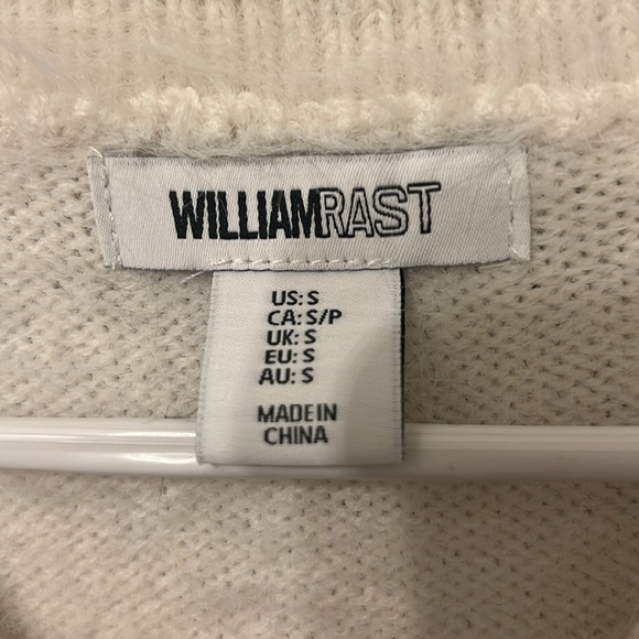 William Rast Fuzzy Crop Top - Picture 2 of 11